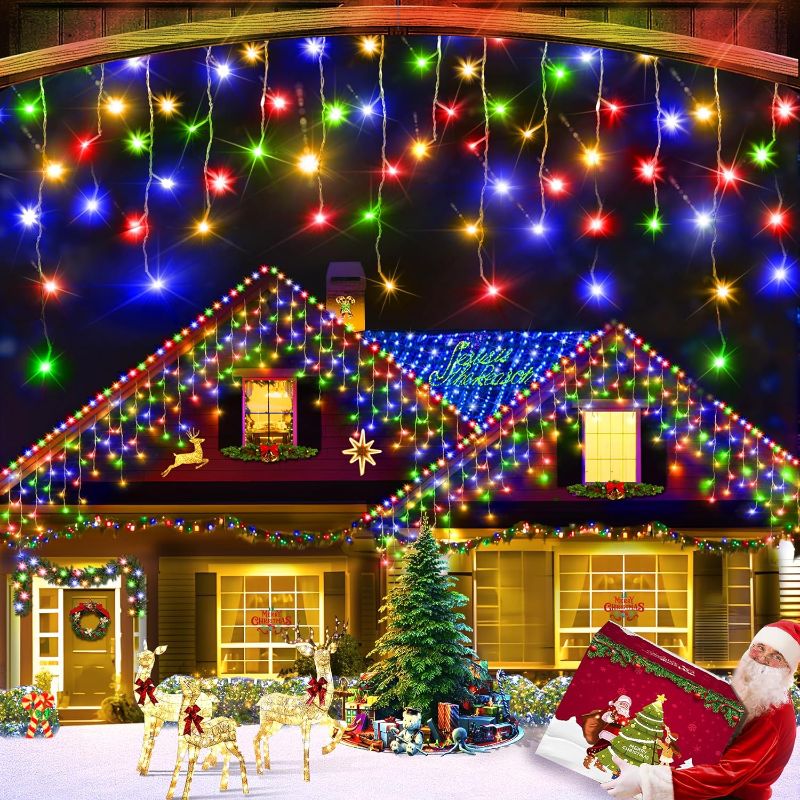 Photo 1 of  132ft Christmas Lights Decorations Outdoor,