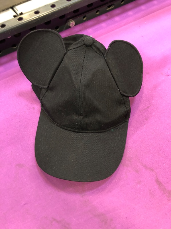 Photo 2 of Disney Boys Baseball Cap, Mickey Mouse Ears Adjustable Toddler Caps Or Girl Hat Ages 4-7
