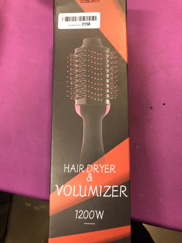 Photo 2 of Hair Dryer Brush Blow Dryer Brush in One, 4 in 1 Styling Tools Blow Dryer with Ceramic Oval Barrel, Hair Dryer and Styler Volumizer, Hot Air Brush Hair Straightener Brush for All Hair Types