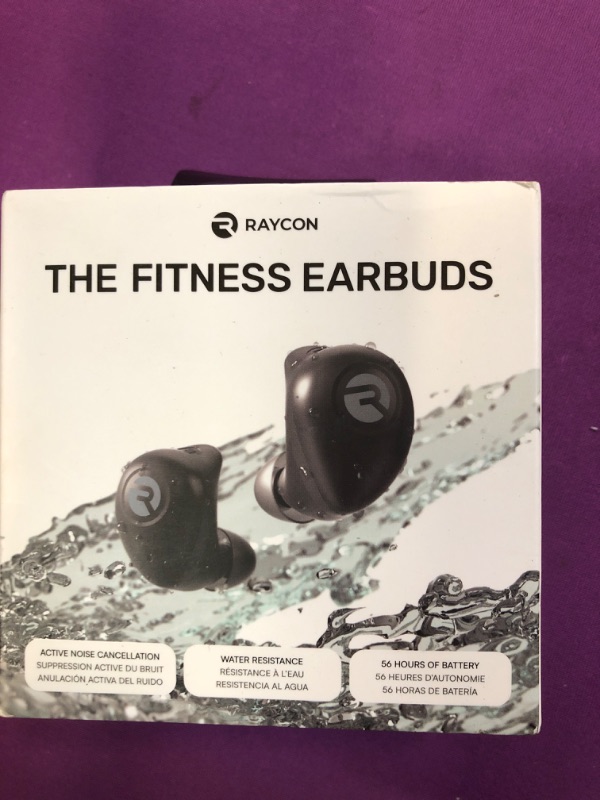 Photo 1 of raycon fitness earbuds 