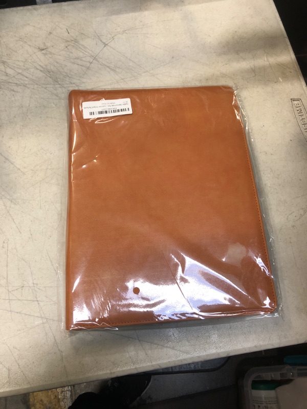 Photo 1 of Padfolio Clipboard Folder Portfolio, QSWERNB Storage Clipboard with Cover for Legal Pad Holder Letter Size A4 Writing Pad for Business School Office Conference Notepad Clip Boards Yellow