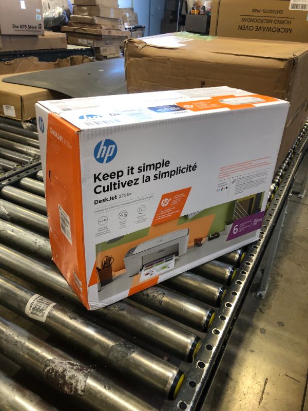 Photo 3 of HP DeskJet 2755e Wireless Color All-in-One Printer 