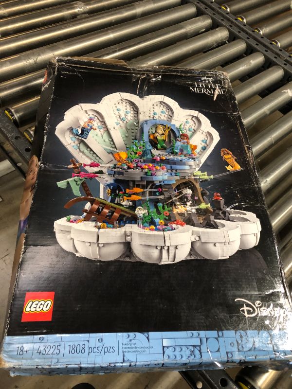 Photo 5 of LEGO Disney The Little Mermaid Royal Clamshell 43225 Collectible Adult Building Set, Gift for Disney Princess Movie Fans Ages 18 and Up, Featuring Ariel, Ursula, King Triton, Sebastian and Flounder