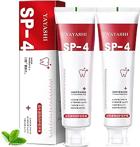 Photo 1 of 2 PCS Yayashi Sp-4 Probiotics WhiteningToothpaste, Toothpaste Fresh Breath Toothpaste, Stain Removing Toothpaste for Teeth Color Correcting
