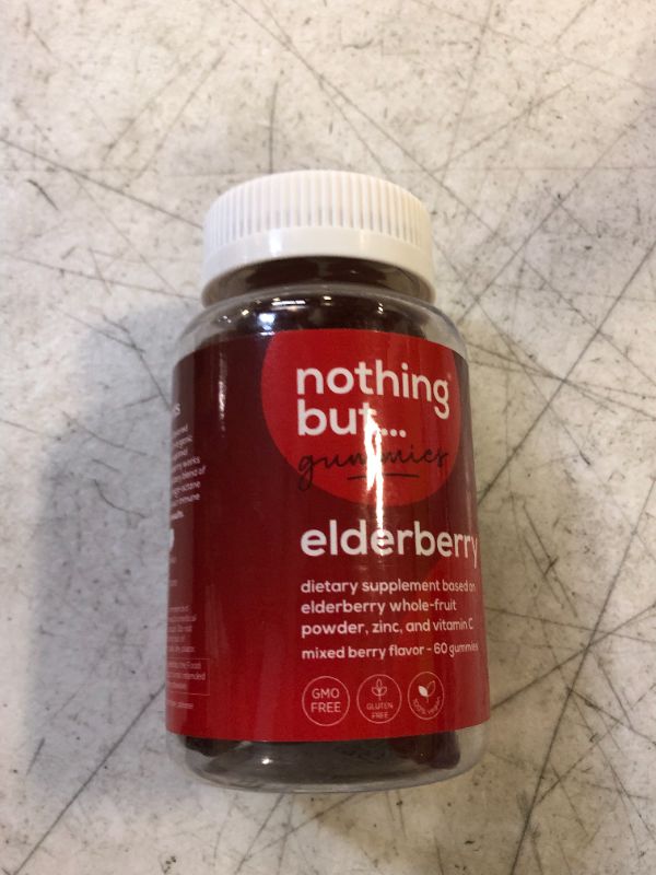 Photo 2 of 12/21/23 - Elderberry Gummies, Sambucus - Natural Black Elderberry with Zinc and Vitamin C for Adults and Kids, Supplement and Vegan, 60 Elderberry Immune Support Gummies