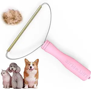 Photo 1 of (Girl-Pink) Lint Plus Cleaner Pro Pet Hair Remover,Special Dog Hair Remover Multi Fabric Edge and Carpet Scraper by LINTPLUS,Easy LINTPLUS Remover for Couch,Pet Towers & Rugs-Gets Every Hair!
