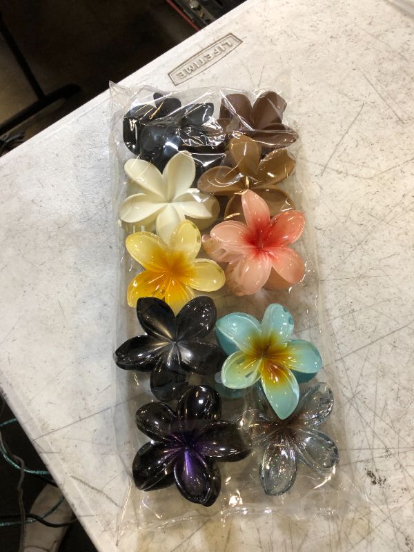 Photo 1 of 10 PCS FLOWER HAIR CLIPS