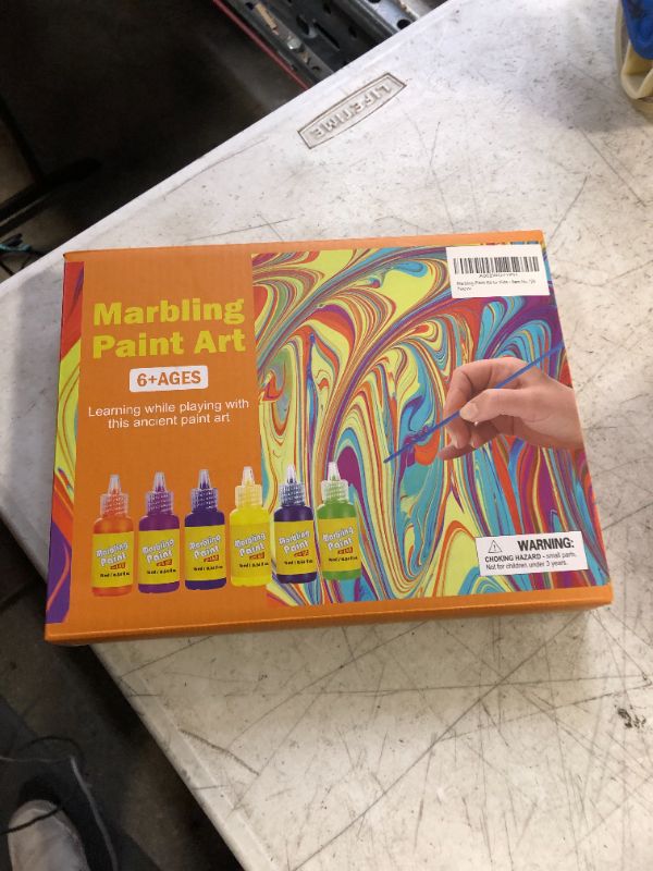 Photo 1 of Marbling Paint Art Kit for Kids - Arts and Crafts Toys for Girls & Boys Ages 6-12 - Craft Kits Art Set - Ideal Gifts for Kids Activities Age 5 6 7 8 9 10-12 Year Old