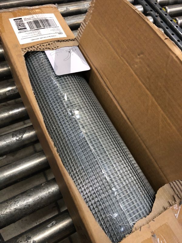 Photo 1 of HITTITE Hardware Cloth 1/4 inch 24in x 50 ft, Hot-dip Galvanized After Welding Chicken Wire Fence Mesh Roll, 23 Gauge Welded Wire Fence Hardware Cloth for Chicken Coop and Home Improvement Projects 1/4inch 24inx50ft