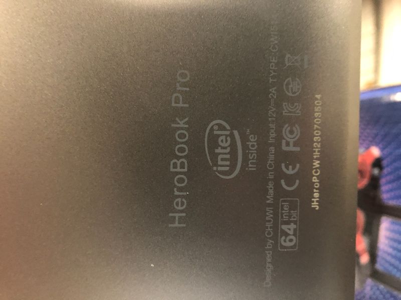 Photo 4 of Chuwi Herobook Pro (8GB Ram, 256GB SSD, Intel Celeron N4020, 14 Inch, Grey)

