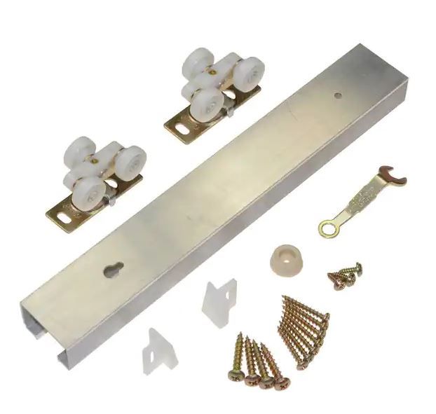 Photo 1 of 100PD Series 72 in. Pocket Door Track and Hardware Set
