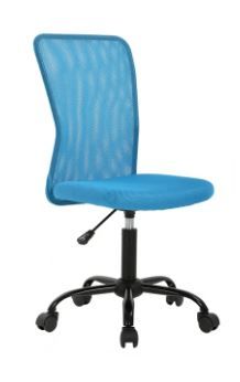 Photo 1 of BestOffice Manager's Chair & Active Chair with Adjustable Height & Lumbar Support, 250 Ib. Capacity, Blue
