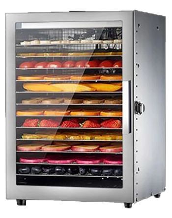 Photo 1 of 12 Trays Food Dehydrator ST-06 Stainless Steel Snacks Vegetable Fruits Drying Machine Herb Meat Dryer Commercial Household 220V
