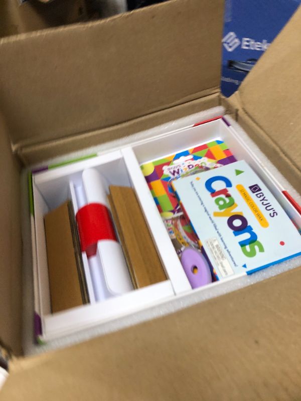 Photo 2 of BYJU’S Learning Kit: Disney, Kindergarten Premium Edition (App + 10 Workbooks) Ages 4-6 - Featuring Disney & Pixar Characters - Learn Letter Sounds, Sight Words & Numbers - Osmo Fire Base Included Fire Tablet Kindergarten