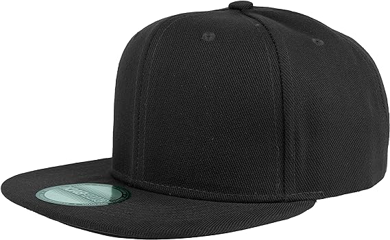 Photo 1 of Gelante Snapback Hats for Men - Flat Bill Brim Baseball Cap Hat - Plain Blank Adjustable
