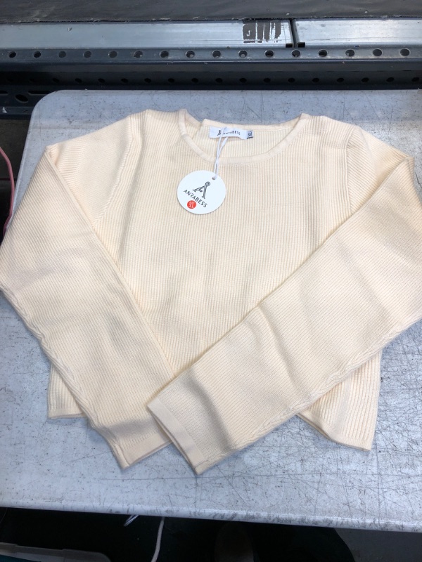 Photo 1 of Beige Cropped Sweater XL 