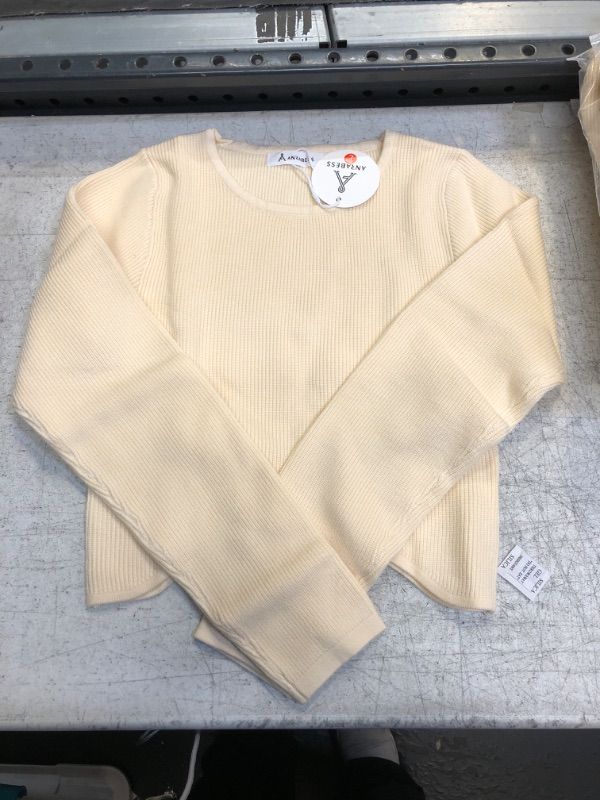 Photo 1 of Beige Cropped Sweater L