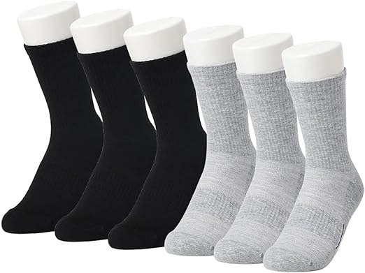 Photo 1 of SOTD Athletic Cushioned Pad Mid Crew Sports Socks (pack of 6)
