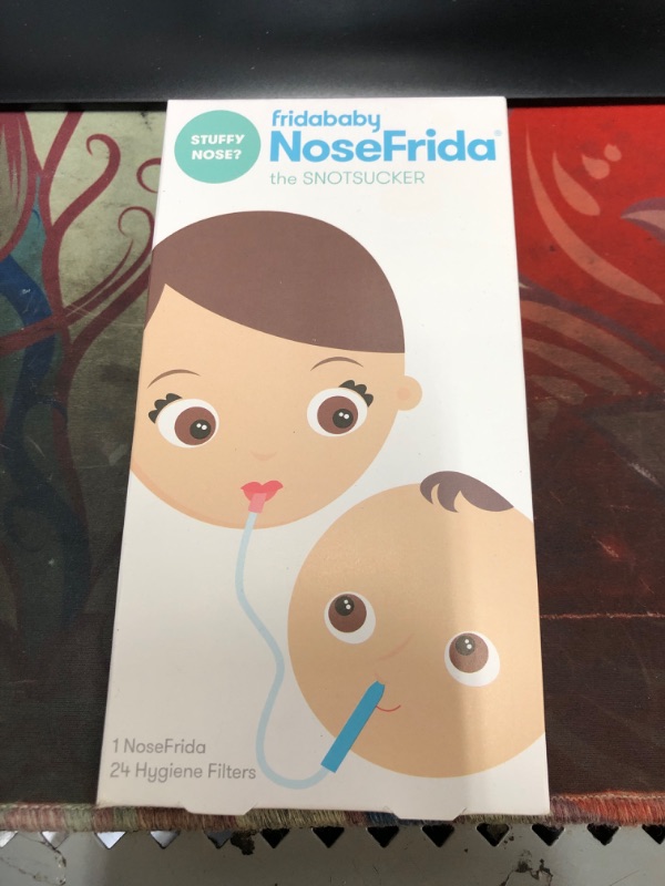 Photo 2 of Frida Baby Nasal Aspirator NoseFrida the Snotsucker with 24 Extra Hygiene Filters NoseFrida Filter Bundle