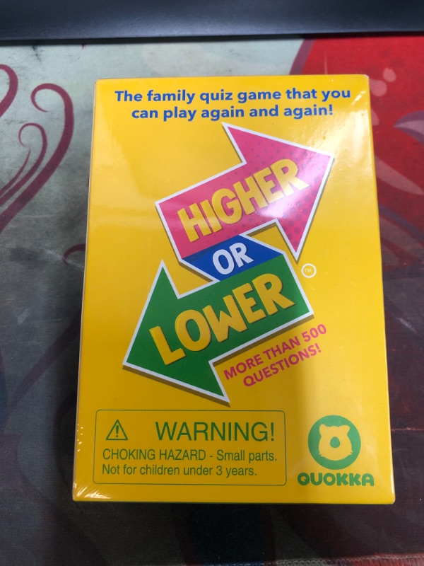 Photo 2 of QUOKKA Higher or Lower? - Kids & Family Quiz & Trivia Card Game