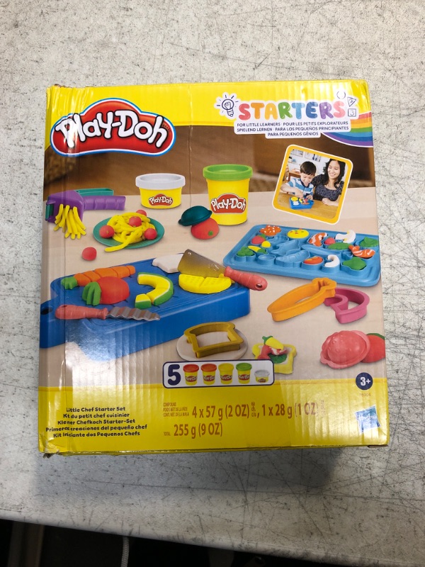 Photo 3 of Play-Doh Little Chef Starter Set, 14 Play Kitchen Accessories, Kids Toys for 3 Year Olds and Up, Preschool Crafts