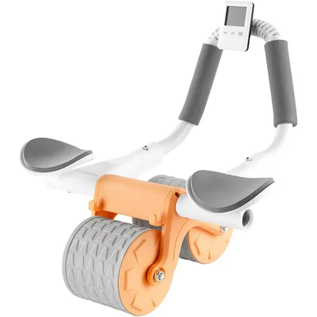 Photo 1 of 2023 New with timer Ab Abdominal Exercise Roller Elbow Support, abs roller wheel core exercise equipment, Automatic Rebound Abdominal Wheel
