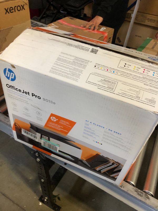 Photo 3 of HP OfficeJet Pro 9015e Wireless Color All-in-One Printer  (1G5L3A),Gray