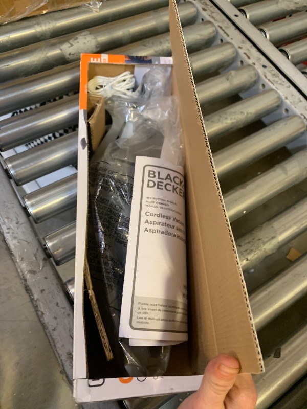 Photo 1 of BLACK+DECKER dustbuster QuickClean Cordless Handheld Vacuum, White (HNVC215B10) Hand Vac