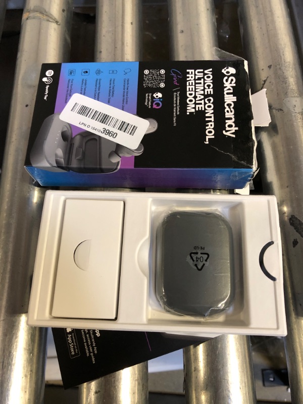 Photo 2 of Skullcandy Grind In-Ear Wireless Earbuds, 40 Hr Battery, Skull-iQ, Alexa Enabled, Microphone, Works with iPhone Android and Bluetooth Devices - Chill Grey Chill Grey Grind