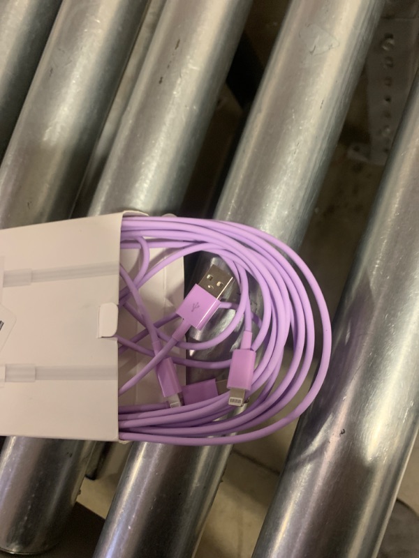 Photo 1 of 2 Pack of Purple Lighting Chargers Cords