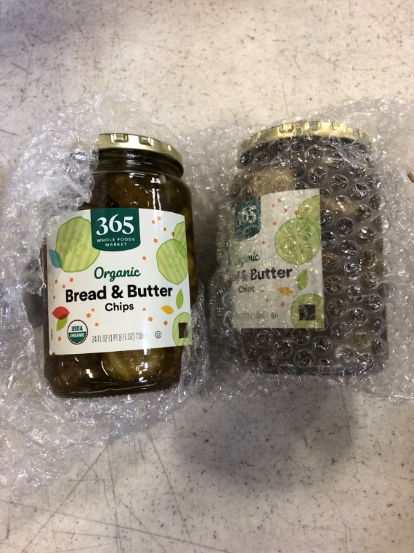 Photo 2 of 2 COUNT - 365 by Whole Foods Market, Organic Bread And Butter Pickles, 24 Fl Oz