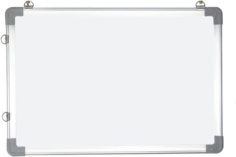 Photo 1 of Dry Erase White Board, 16.54x11Inch (50x35cm) for Wall Whiteboard Aluminum Frame Hung for Kids Draw and Write Teach