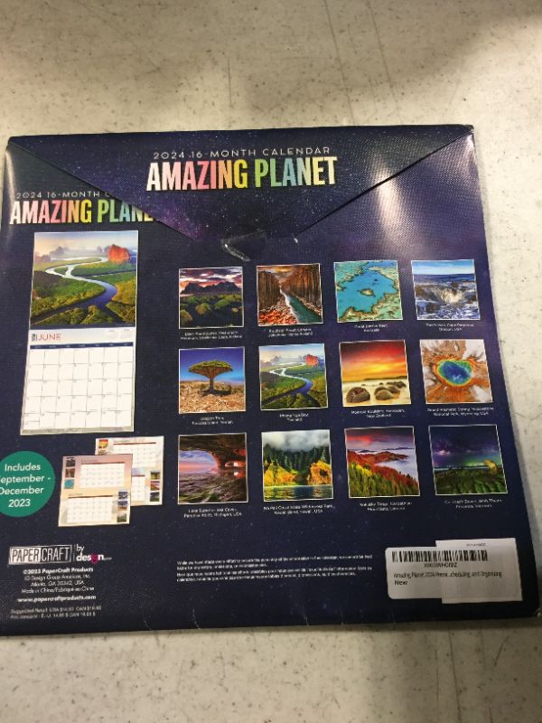 Photo 2 of AMAZING PLANET CALENDAR 2024