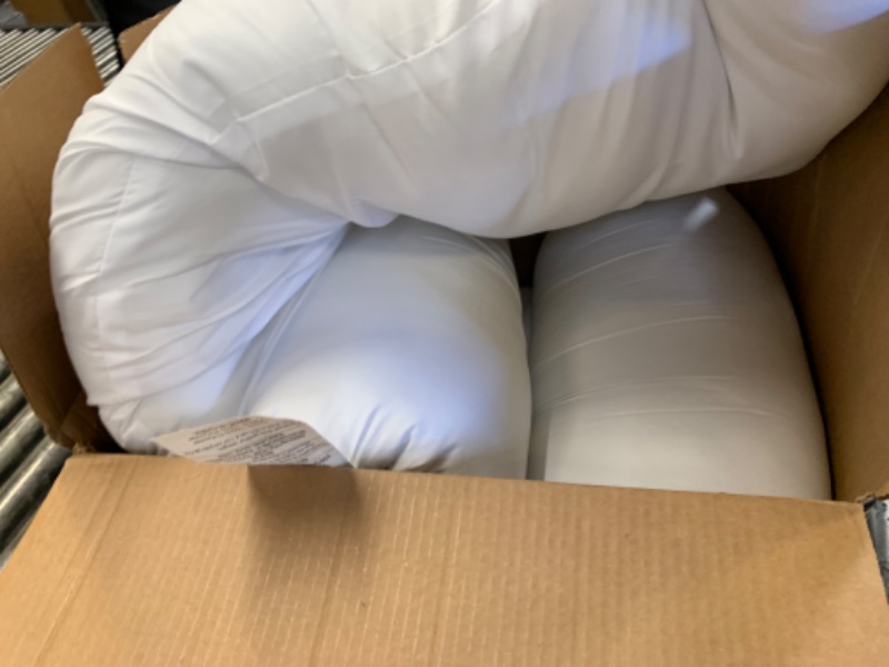 Photo 1 of 2 pACK OF wHITE pILLOW INSERTS 20X54" 