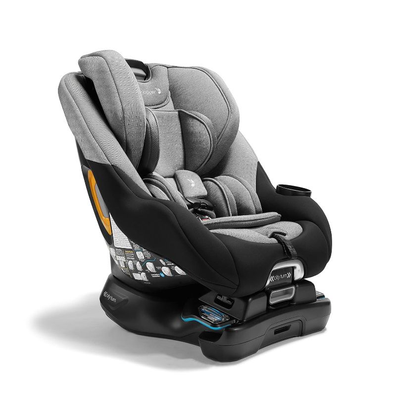 Photo 1 of Baby Jogger City Turn Rotating Convertible Car Seat | Unique Turning Car Seat Rotates for Easy in and Out, Onyx Black
