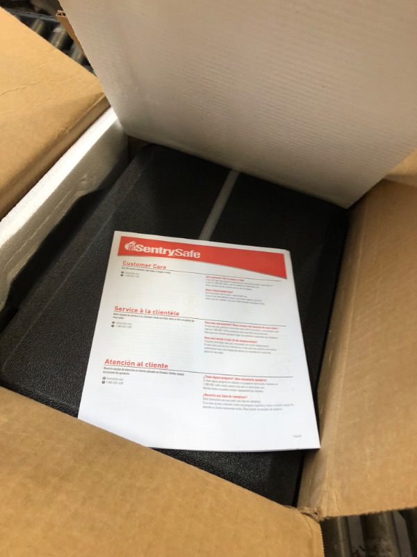 Photo 1 of SentrySafe 1170 Fireproof Box with Key Lock 0.61 Cubic Feet,Black & AmazonBasics Hanging Folders, Letter Size, Jewel-Tone Colors (Assorted), 25-Pack Box + Hanging Folders, Jewel-Tone Colors