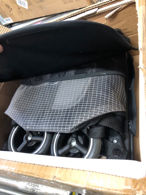 Photo 1 of gb Pockit Air All Terrain Ultra Compact Lightweight Travel Stroller with Breathable Fabric in Velvet Black Velvet Black Pockit Air