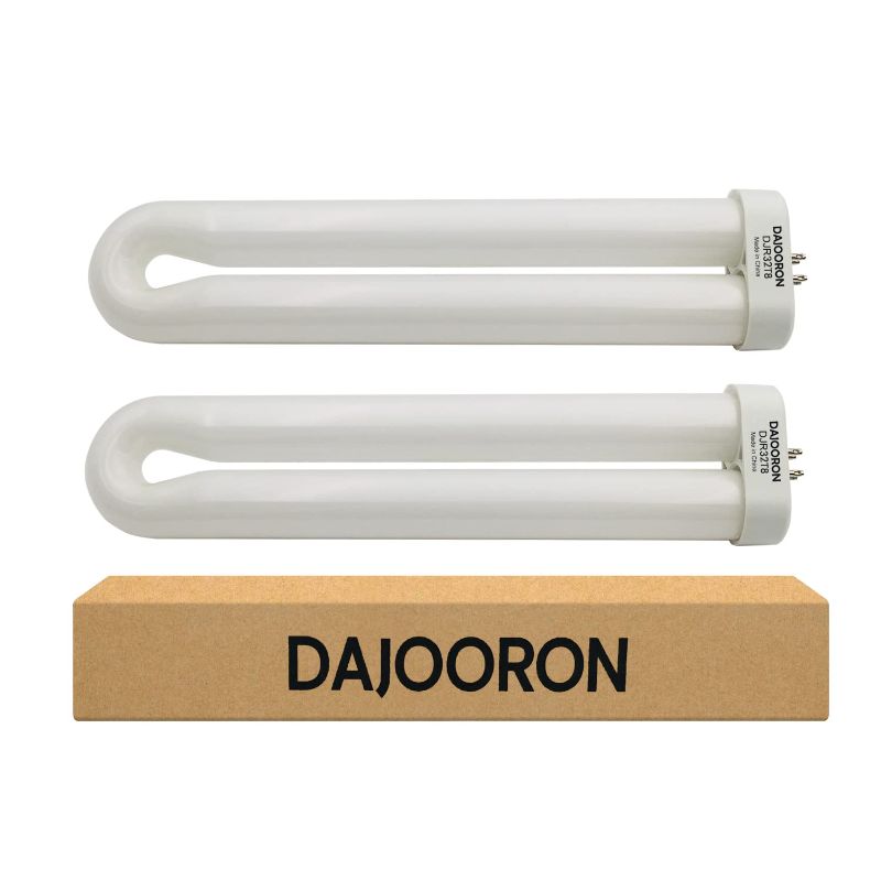 Photo 1 of 8PC LOT, DAJOORON 2 Pack BF-190 Bug Zapper Replacement Bulb for Flowtron BK-40D, Size:1.14" L x 2.36" W x 10.55" H