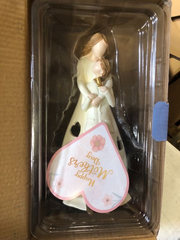 Photo 1 of 2PC LOT, GIFT FOR MOM CANDLE HOLDER WITH FLICKERING LED CANDLE 