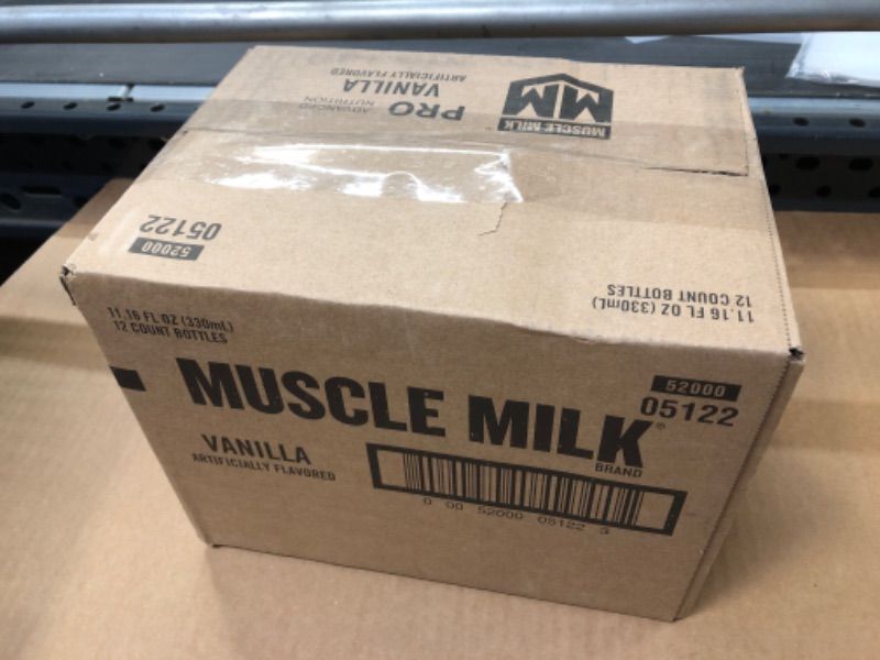 Photo 2 of Muscle Milk, Pro Advanced Nutrition, Intense Vanilla Artificially Flavored, Non-Dairy Protein Shake nov-1-2023
