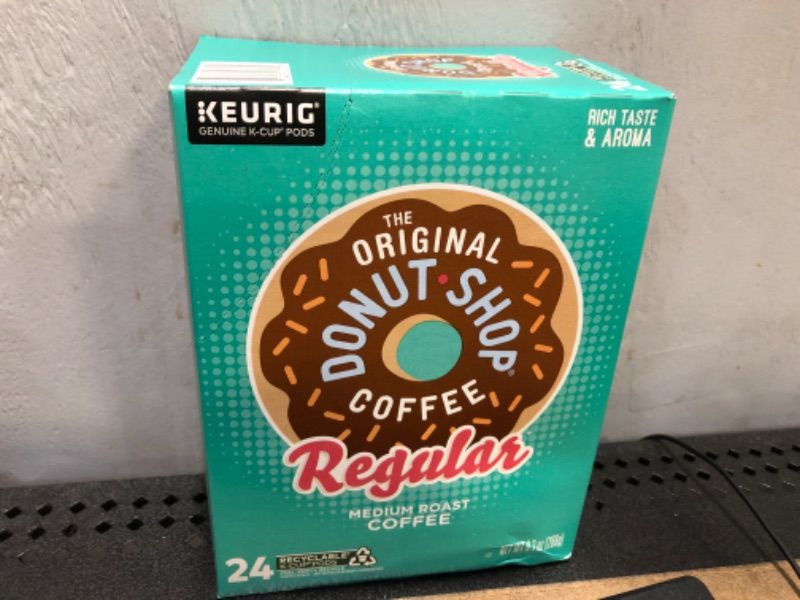 Photo 2 of 24pods --exp date 03/2025  The Original Donut Shop, Regular Medium Roast K-Cup Coffee Pods, 24 Count
