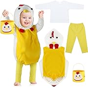 Photo 1 of 0/6M--Vabean Halloween Farm Baby Rooster Costume Infant Chicken Costume for 0-6 Month Toddler Girls and Boys