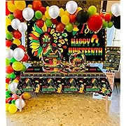 Photo 1 of 174 Pieces Juneteenth Party Tableware Balloon Party Decorations, Black History Month Balloon Garland Africa American Independence Decor*****Factory Sealed
