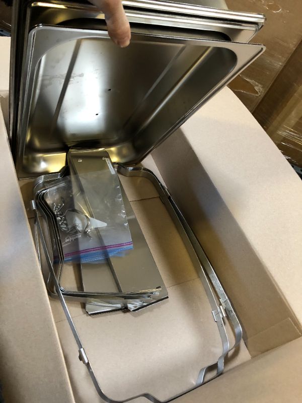 Photo 1 of 2 PACK SERVING PANS WITH LIDS 