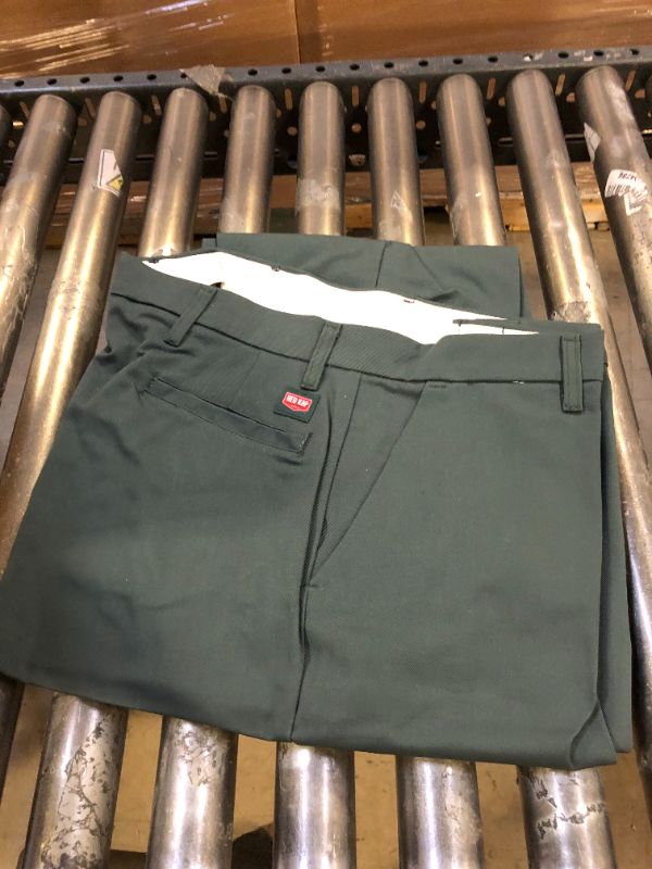 Photo 2 of Red Kap Men's 40X32 Spruce Green Twill Work Pants
