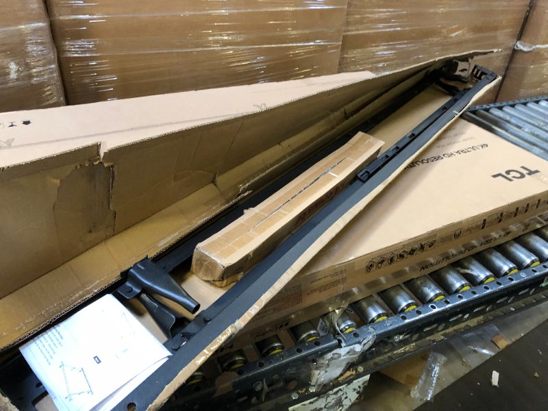 Photo 1 of 6-Leg Heavy Duty Adjustable Metal Queen, Full, Full XL, Twin, Twin XL, Bed Frame with Rug Rollers & Locking Wheels