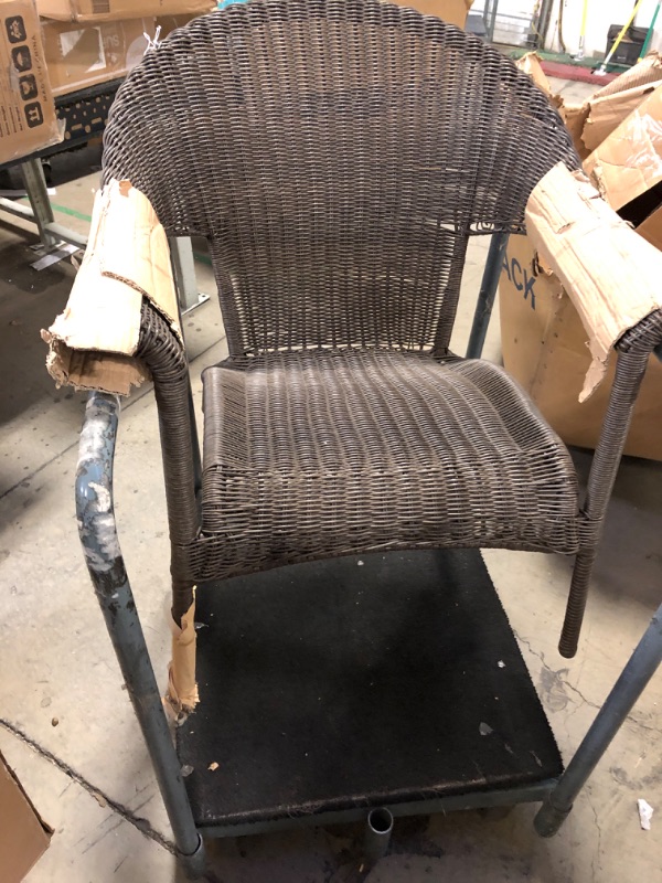 Photo 1 of 1 Single brown patio chair 