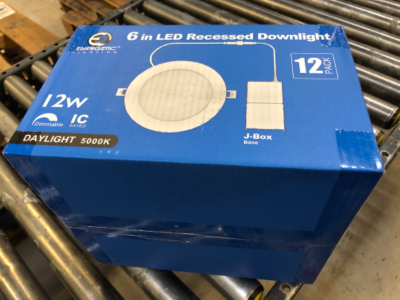Photo 2 of 12 Pack Recessed Lighting 6 Inch with Night Light, 6 Inch LED Recessed Lights 5CCT Dimmable 2700K/3000K/4000K/5000K/6000K, 15W 1200LM Ultra Thin Recessed Lighting - ETL and Energy Star Certified 12PACK 6INCH