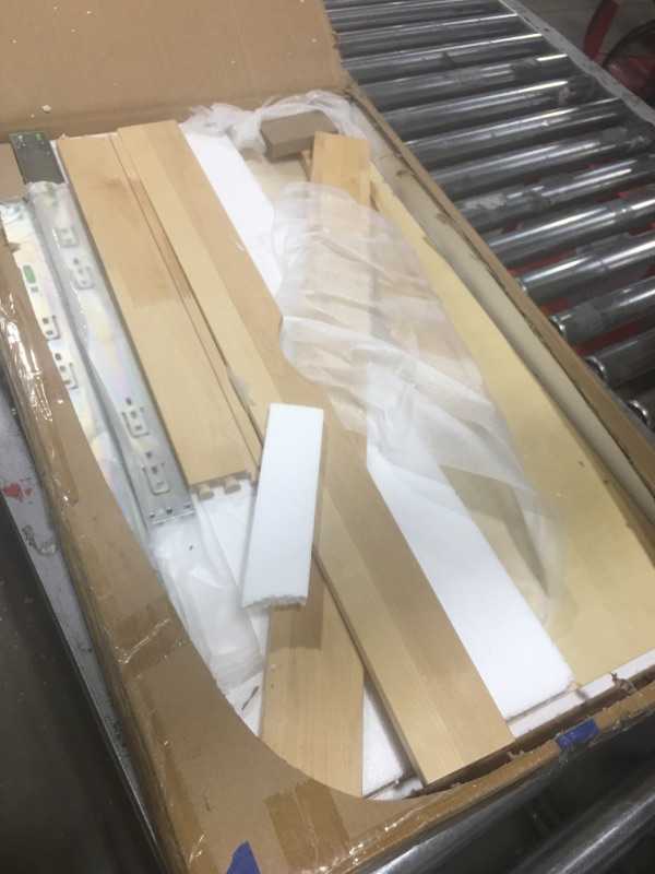 Photo 1 of *FOR PARTS* WelFurGeer Pull Out Shelves for Kitchen Cabinets, Pull Out Cabinet Shelf, Pull Out Cabinet Organizer, Slide Out Wood Cabinet Organizer, Wood Rack for Kitchen, Bathroom (33" Wide) B36-ROT (33''W x21''D)