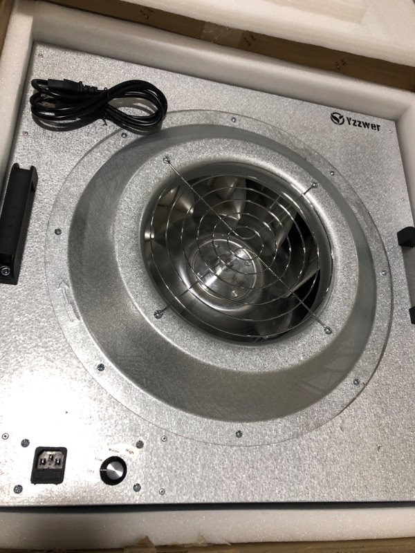 Photo 1 of Fan Filter Unit Laminar-Flow-Hood Yzzwer - FFU HEPA Filters for Class 100/ISO 5 Cleanliness Clean Room Mycology and Mushroom Room Work 110V ?Include HEPA Filter?